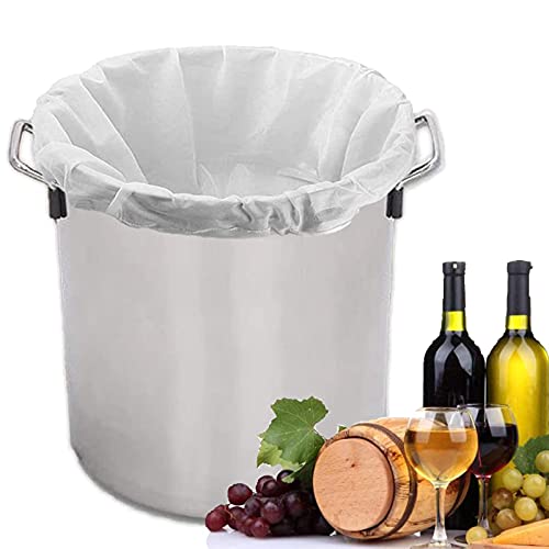  Brew Bag Cheesecloth Cheese Cloths For Straining Reusable Cheese Cloth Bags Large 2Pack 26"x22"Fine Mesh Strainer Bag For Brewing Hops Grains Fruit Cider Apple Grape Wine Beer Nut Milk Making (large)