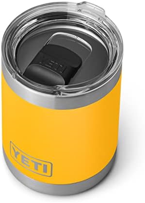 Yeti Rambler 10 Oz Lowball, Vacuum Insulated, Stainless Steel With MagSlider Lid, Black