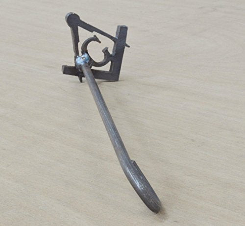  Branding Iron Masonic Masons Symbol Steak Brand Western Cowboy 2 3/4" X 2 1/2"