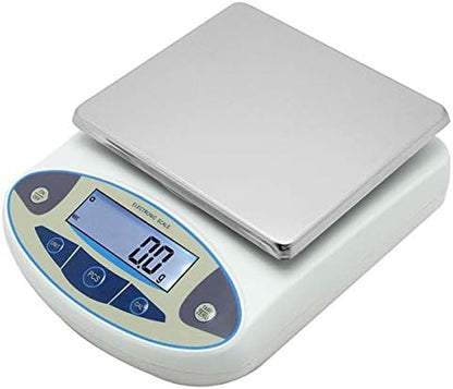  Lab Scale 20kgx0.1g Digital Precision Scale Electronic Balance Laboratory Weighing Industrial Scale Kitchen Counting Scale Scientific Scale Calibrated (20kg, 0.1g)