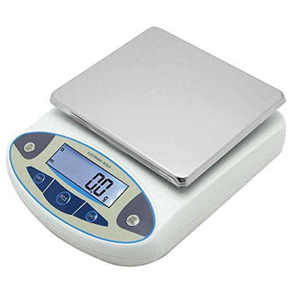  Lab Scale 20kgx0.1g Digital Precision Scale Electronic Balance Laboratory Weighing Industrial Scale Kitchen Counting Scale Scientific Scale Calibrated (20kg, 0.1g)