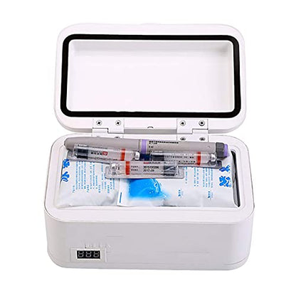 TONPOP Small Refrigerator Box Portable Mini Refrigerator Charging Treasure Car Three-purpose Refrigerator Box Carrying Case Refrigerator ()