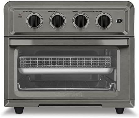 Cuisinart Air Fryer + Convection Toaster Oven, 8-1 Oven With Bake, Grill, Broil & Warm Options, Stainless Steel, TOA-70