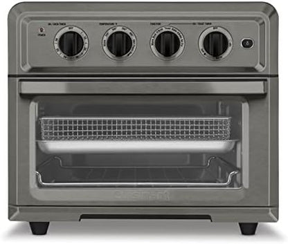 Cuisinart Air Fryer + Convection Toaster Oven, 8-1 Oven With Bake, Grill, Broil & Warm Options, Stainless Steel, TOA-70