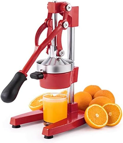  Hand Press Juicer Machine, Manual Orange Juicer And Professional Citrus Juicer For Orange Juice Pom Lime Lemon Juice, Commercial Lemon Squeezer And Orange Crusher, Easy To Clean, Gray