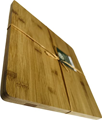  CBV112 Valencia Bamboo Cutting Board For Kitchen | Butcher Block| Chopping Board - 12" X 12" X 0.625"