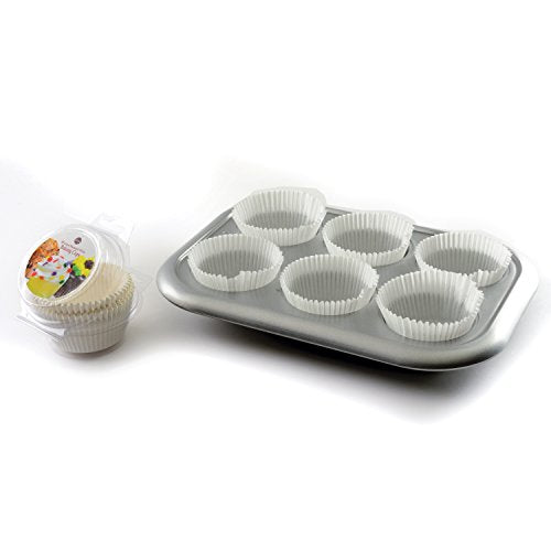  Giant Muffin Cups, White, Pack Of 48