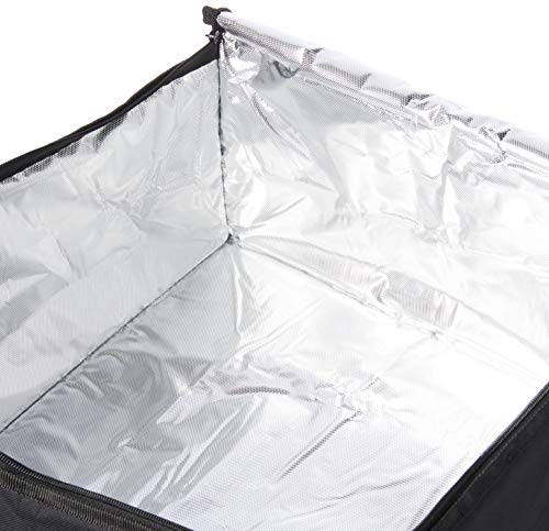  Pizza Delivery Bag,Insulated Bag, Thermal Bag, Food Delivery Bag Sturdy, Foldable, Washable, Catering, Food Delivery Bag Good For Eats Postmates (16'' X 16''x 9'')