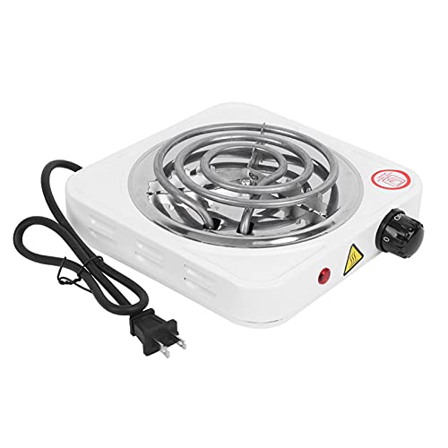  1000W Stainless Steel Portable Single Tube Electric Stove Home Electric Stove US Plug 110V Single Burner Electric Cooktop