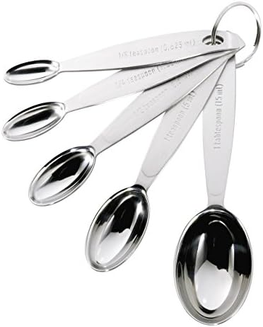 Cuisipro Silver Measuring Spoon Set, Standard