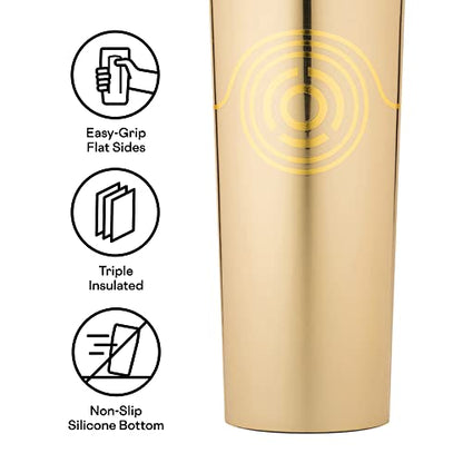 Corkcicle Canteen 16 Oz Triple Insulated Stainless Steel Bottle, Star Wars C3P0