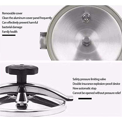  Kitchen Large Capacity Cooking Utensils, Pressure Cooker, Explosion Proof Pressur Einstant Pot-Anti Scald Heat Insulating Handle Large Capacity (Size : 4L)