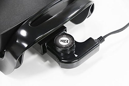  Cuisine EG-1220G 12-Inch Non-Stick Electric Skillet With Glass Lid, Black
