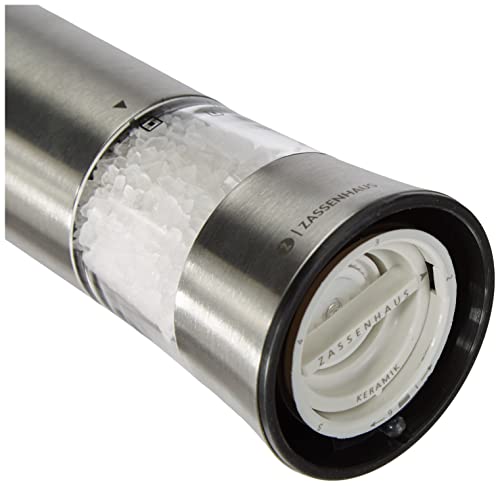Zassenhaus "Gera" Electric Salt Mill, 7-Inch