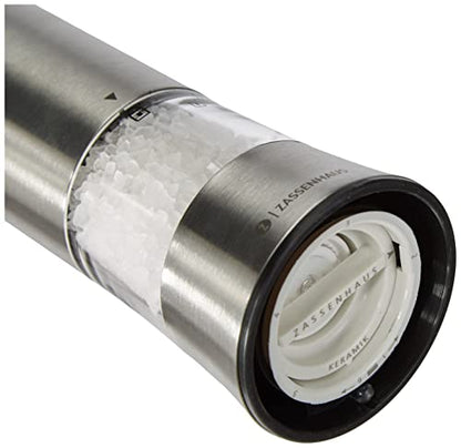 Zassenhaus "Gera" Electric Salt Mill, 7-Inch