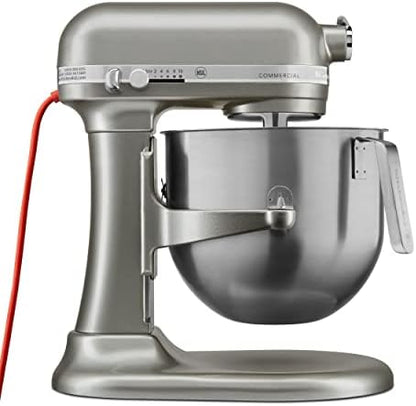 KitchenAid KSM8990WH 8-Quart Commercial Countertop Mixer, 10-Speed, Gear-Driven, White