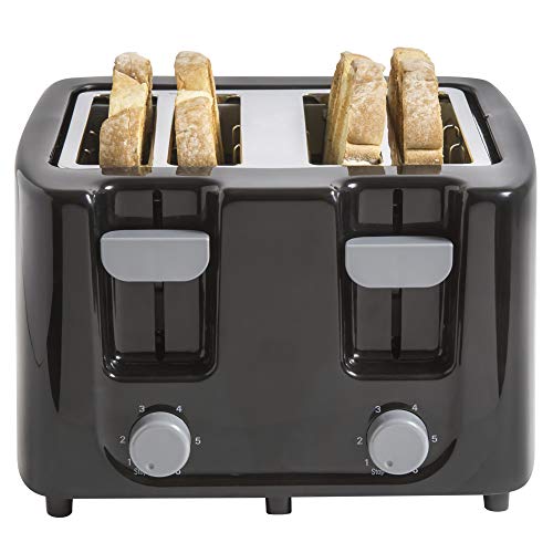  -TT029 Toaster, 4 Slice, Black