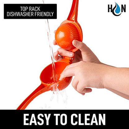  Orange Squeezer - Single Bowl Metal Citrus Juicer Extracts Oranges In Seconds - Easy To Squeeze Manual Press Juicer