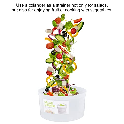  Salad Drainer,3l Vegetable Dryer With Bowl And Colander Easy To Use Pro For Washing Cleaning Drying Fruit Vegetable