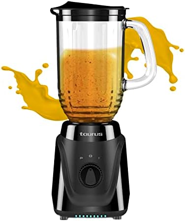 Taurus |Menina Glass| Blender With 2 Speed Control |Glass Jar 32 Oz | Modern Design| Compact Size | 300 W| Easy Fit System |Easy To Clean |Make It In Minutes