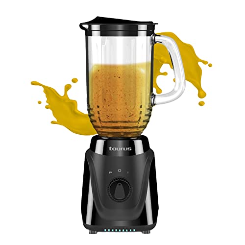 Taurus |Menina Glass| Blender With 2 Speed Control |Glass Jar 32 Oz | Modern Design| Compact Size | 300 W| Easy Fit System |Easy To Clean |Make It In Minutes