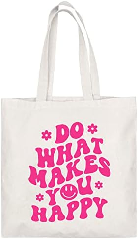  Haukea Canvas Tote Bag For Women Aesthetic Cute Tote Bags Inspirational Gifts For Women Beach Bags Reusable Grocery Bags