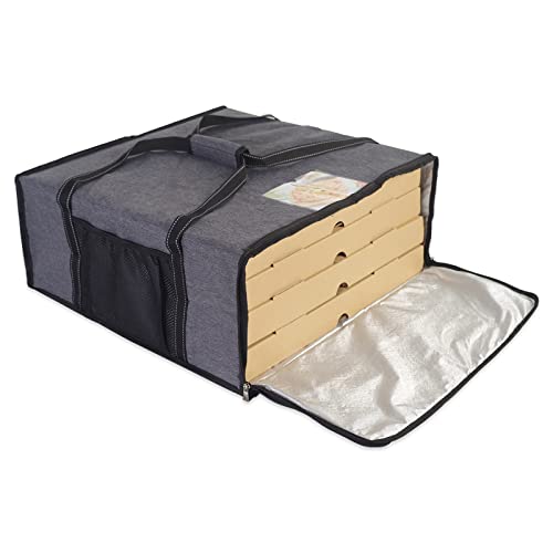  Insulated Pizza & Food Delivery Bags Pizza Bag,Pizza Carrier Warmer Bag For Delivery,20" X 20" X 8"(Upgrade)