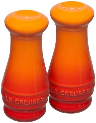 Le Creuset Stoneware Salt & Pepper Shakers Set Of 2, 4 Oz. Each, Caribbean