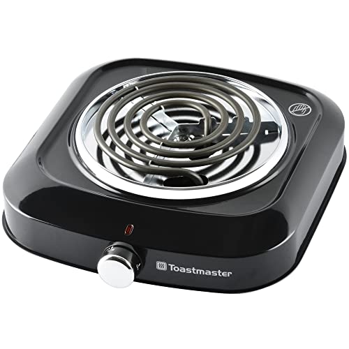  Single Burner With Coil Top, Black