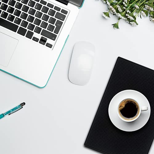  | Black Bar Mats Set Of 2 (12x6 Inches) | Drying, Durable And Stylish Spill Mats For Bars, Restaurants, Coffee Shops, Bar Mats For Countertop And Table Top, Non-Spill & Non-Toxic Mats