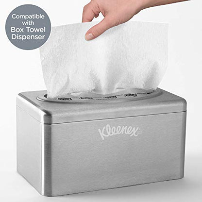 Kleenex Hand Towels (11268), Ultra Soft And Absorbent, Pop-Up Box, 18 Boxes / Case, 70 Paper Hand Towels / Box, 1,260 Sheets / Case