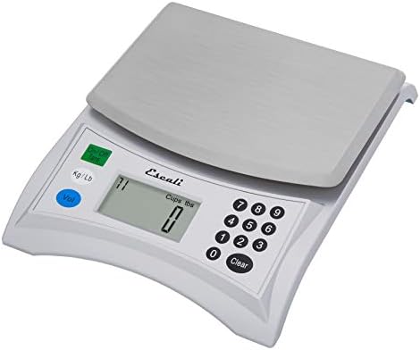  Pana V136 Large Volume Measuring Kitchen/Baking/Cooking Scale, Preprogrammed With Over 500 Ingredients, LCD Digital Display, 13lb Capacity, Universal, Light Grey