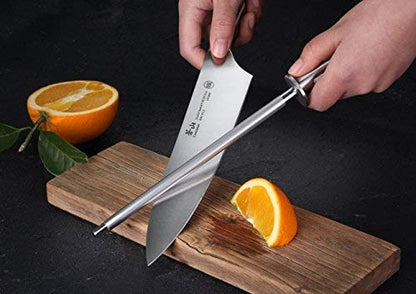  TN1 Series 1021929 Industrial Diamond Coated Knife Blade Honing Steel, 8-Inch