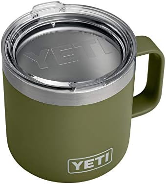 Yeti Rambler 14 Oz Stainless Steel Vacuum Insulated Mug With Lid