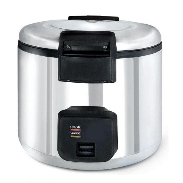  Ommercial 33 Cup Rice Cooker & Warmer, Durable Stainless Steel Housing, Keeps Rice Warm And Ready To Serve After Cooking, Comes With Non-Stick Inner Pot. Perfect For Restaurants, Party's, Social Gatherings And More