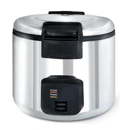  Ommercial 33 Cup Rice Cooker & Warmer, Durable Stainless Steel Housing, Keeps Rice Warm And Ready To Serve After Cooking, Comes With Non-Stick Inner Pot. Perfect For Restaurants, Party's, Social Gatherings And More