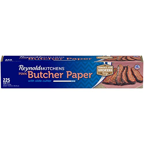 Reynolds® Kitchens Pink Butcher Paper For Smoking Meat, With Slide Cutter. 225 Square Feet