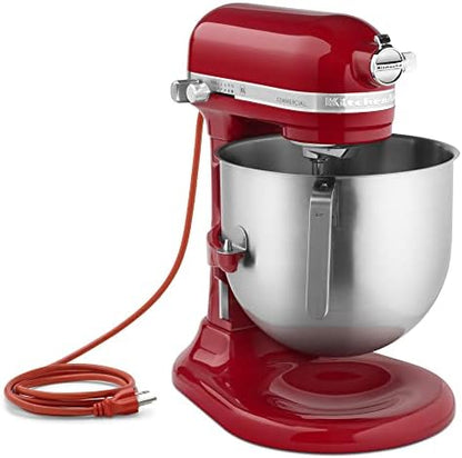 KitchenAid KSM8990WH 8-Quart Commercial Countertop Mixer, 10-Speed, Gear-Driven, White