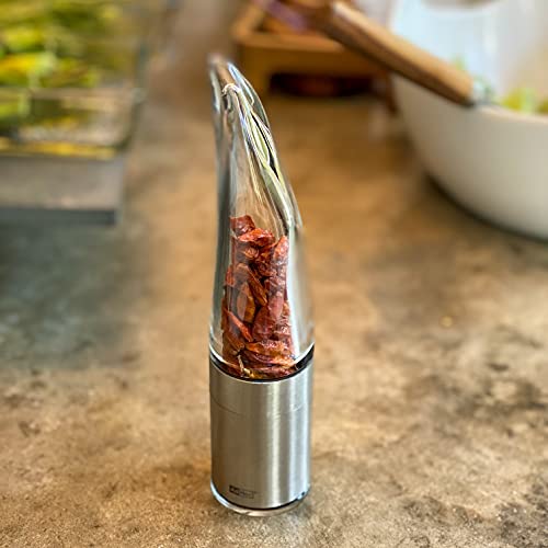 AdHoc Hoc Pepe Stainless Steel And Acrylic Chili Cutter, 8-Inch