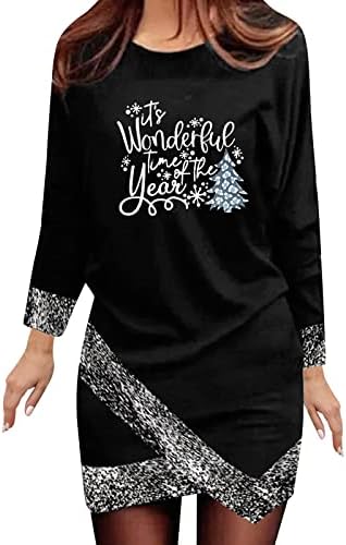  Womens Causal Loose Crewneck Fall Loose Tops Christmas Print Long Sleeve Plus Size Sweatshirts Pullover Top Streetwear