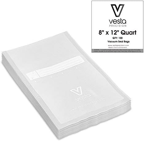  Uum Seal Bags | Clear And Embossed | 11x16 Inch | Gallon | 100 Vacuum Bags Per Pack | Great For Food Storage And Sous Vide