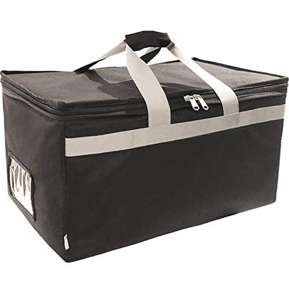  Insulated Delivery Bag Carrier, 18"x12"x10", Waterproof And Leakproof Interior, Uber Eats Doordash Restaurant Catering