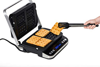 Edi Total Package 6-in-1 Digital Indoor Grill, Waffle Maker, Panini Press, Griddle, With Deluxe Accessory Kit