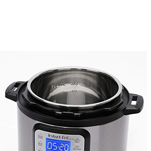  Duo Plus Mini 3 Quart 9-in-1 Electric Pressure Cooker, 15 One-Touch Programs & Tempered Glass Lid, Clear 7.6 Inch, Mini 3 Quart