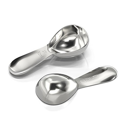  - Stainless Steel Coffee Scoop (2 Tablespoon Scoop) Exact Measuring Spoon For Coffee, Tea, Sugar, Flour And More! …