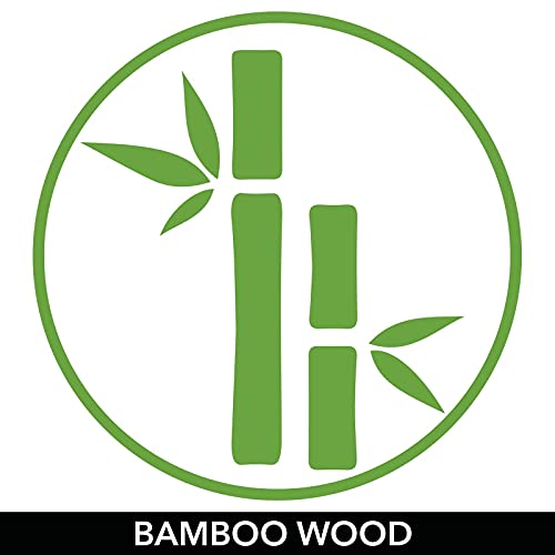  Bamboo Storage Bin Container, Drawer Organizer Crate Boxes For Kitchen Pantry Cabinet, Shelf, Island Or Countertop, Holds Snacks, Spices, Or Drinks, Echo Collection, 2 Pack, Natural/Tan