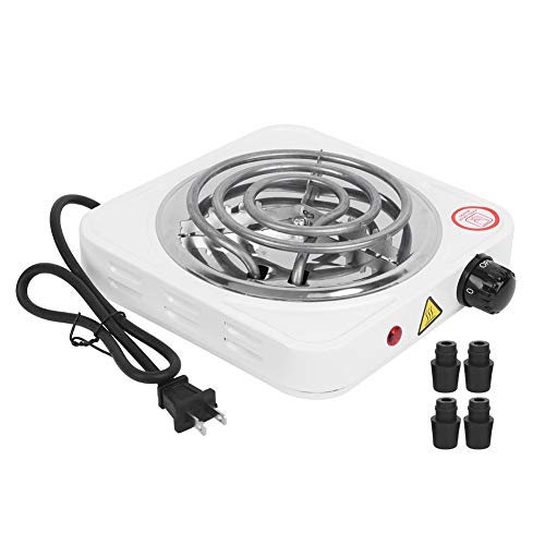  Electric Stove, 1000W Stainless Steel Portable Single Tube Electric Stove Home Electric Stove US Plug 110V