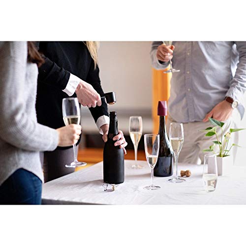  Champagne Opener, Easy Twist, Black