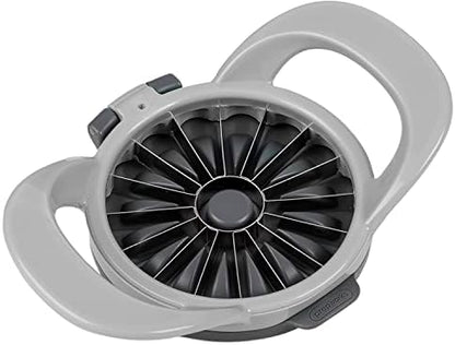  PWorks By Progressive Dishwasher Safe 16-Slice Thin Apple Slicer And Corer With Attached Safety Cover