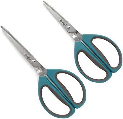  All Purpose Kitchen Shears, Heavy Duty Stainless Steel Scissors, Comfort Grip, Micro-Serrated